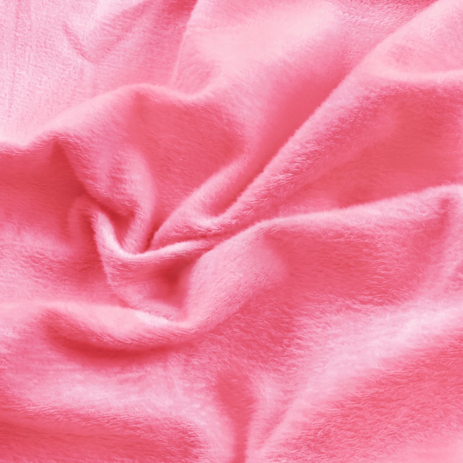 Entisn Minky Fabric by The Yard, 1 Yard x 60 Inch Wide Pre-Cut Fleece Fabric Beige Cuddle Minky, Solid Soft Plush for Blanket, Pillow Cover, Scarf, Sewing