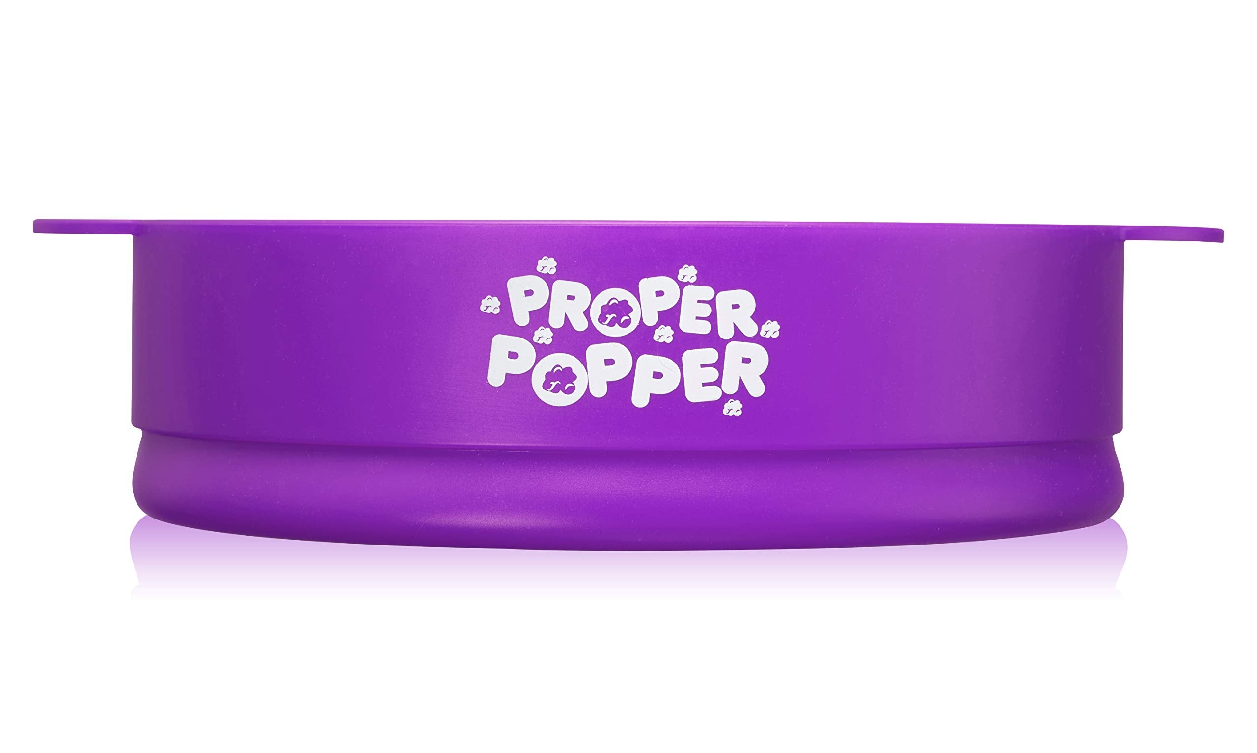 The Original Proper Popper Microwave Popcorn Popper, Silicone Popcorn Maker, Collapsible Bowl BPA Free & Dishwasher Safe - (Aqua)