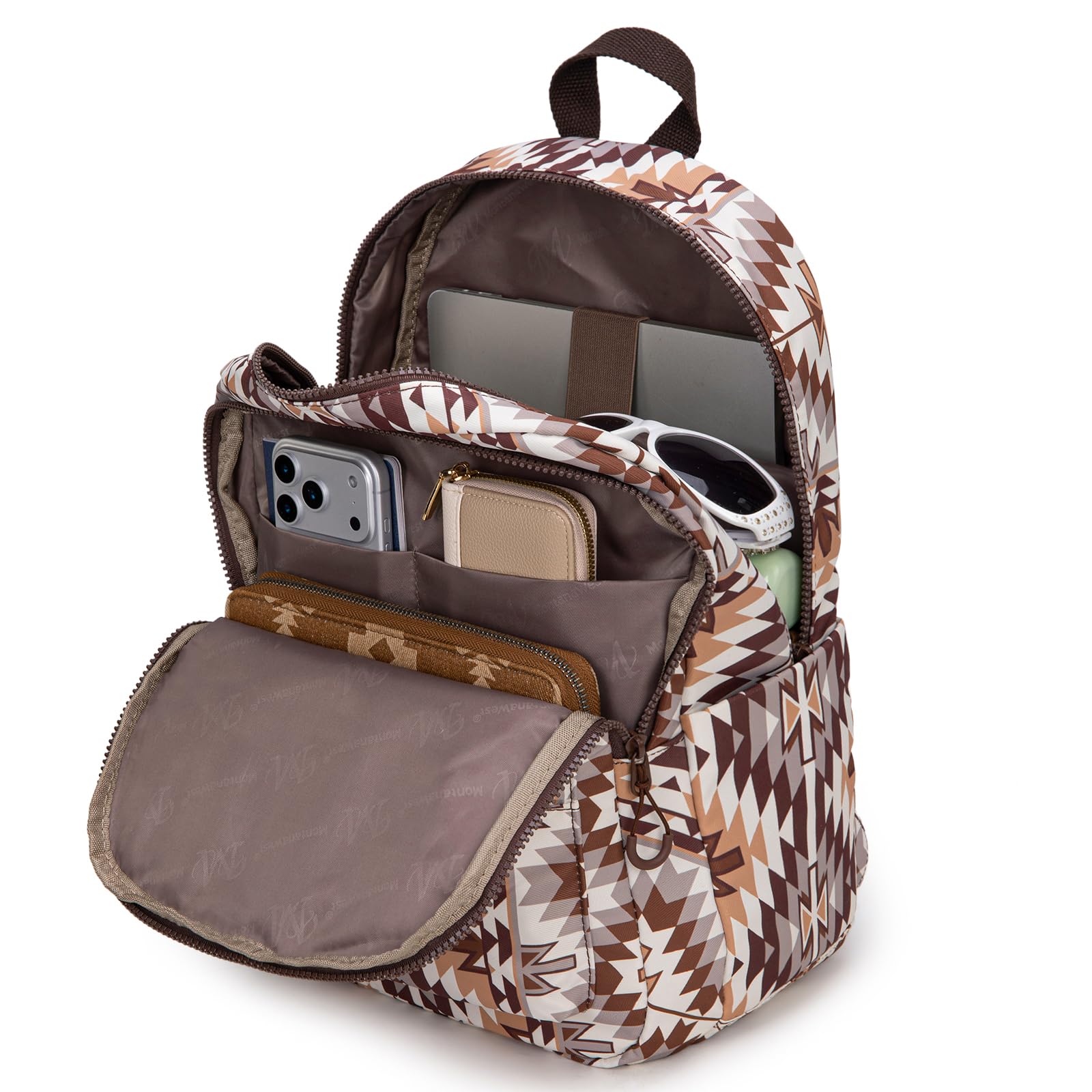 Montana West Backpack Purse for Women Western Aztec Backpack Purse Lightweight Casual Daypack for Travel