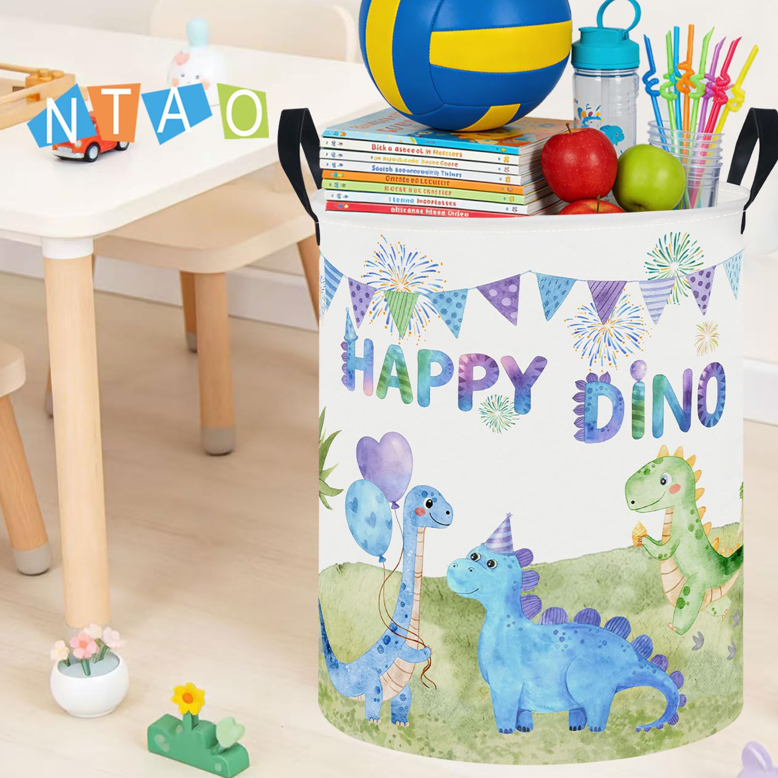 NTAOHAMPER Laundry Hamper, Laundry Basket, Waterproof Storage Bin for Bedroom, Clothes Organizer Basket, Books Box, Room Decor(Animal)