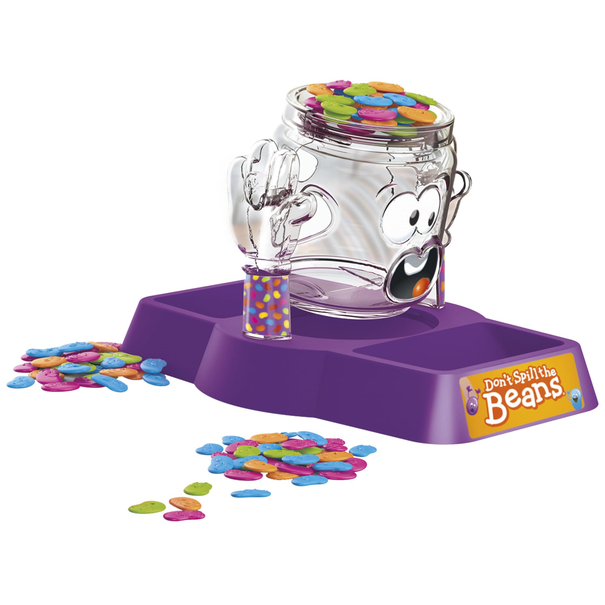 Hasbro Gaming Don't Spill The Beans Game for Kids, Easy and Fun Balancing Game for Children Ages 3 and Up, Easter Gifts for Boys and Girls, Preschool Games for 2 Players, Kids Board Games