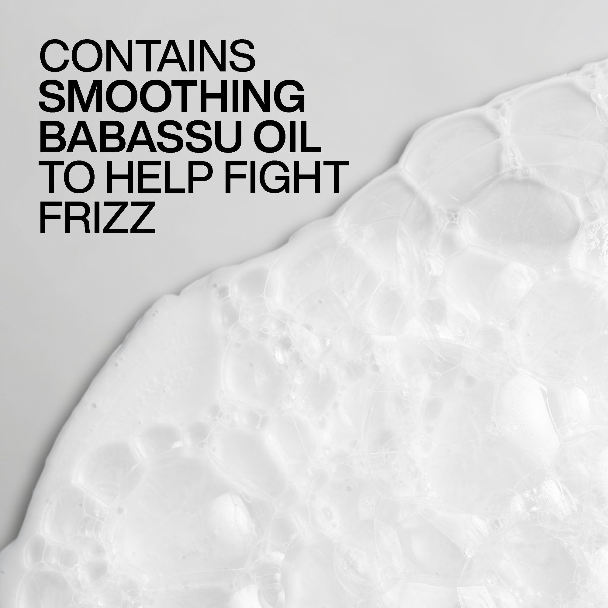 Redken Frizz Dismiss Conditioner - Frizz Control for All Hair Types, Moisturizes & Smoothes, Enhances Shine, With Babassu Oil