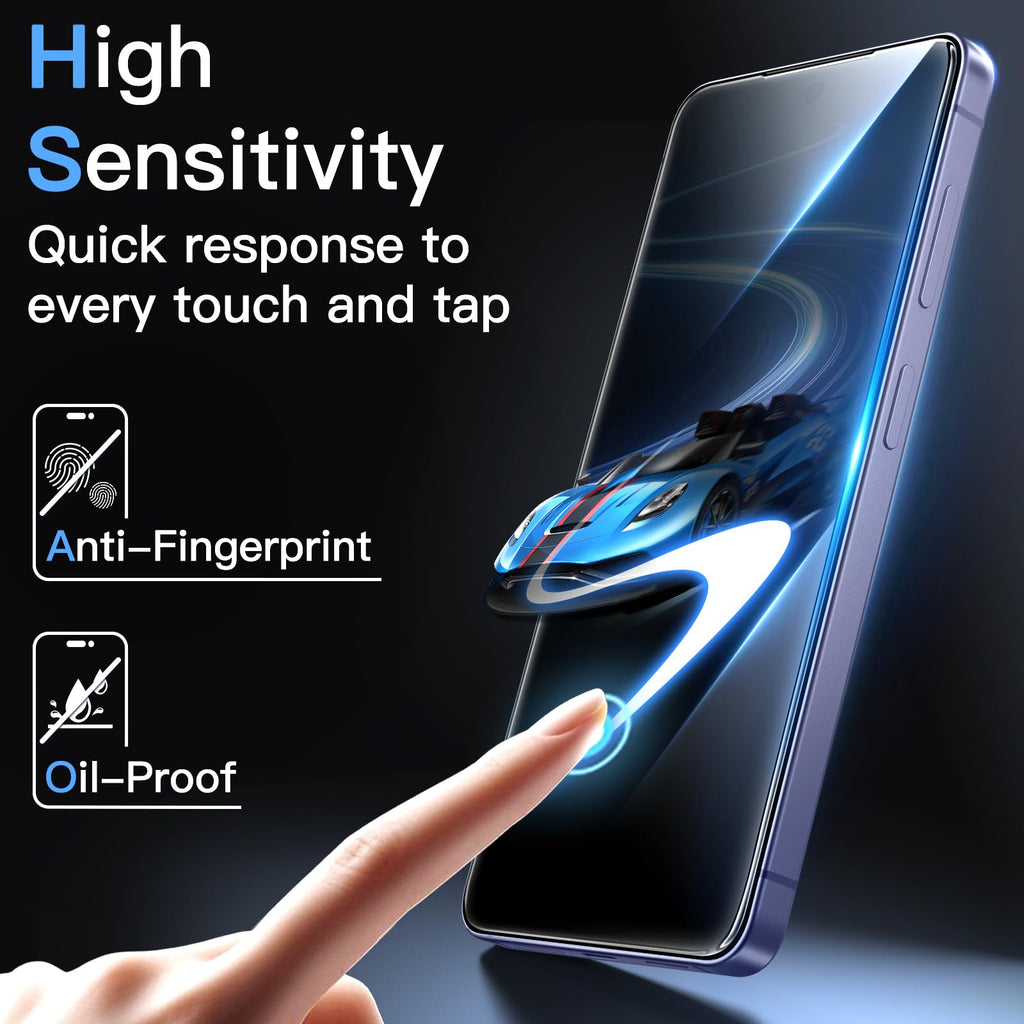 JETech Screen Protector for Samsung Galaxy S20 FE 6.5-Inch with Camera Lens Protector, Tempered Glass Film, Fingerprint ID Compatible, HD Clear, 2-Pack Each
