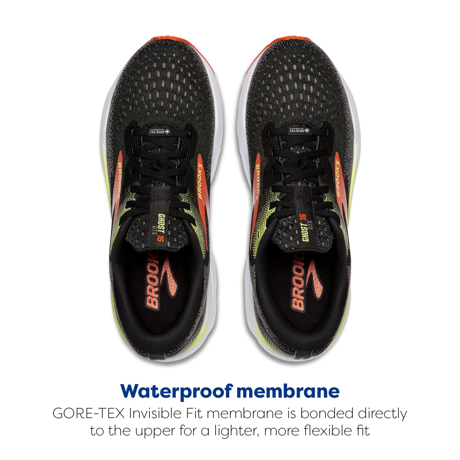 Brooks Men's Ghost 16 GTX Waterproof Neutral Running Shoe