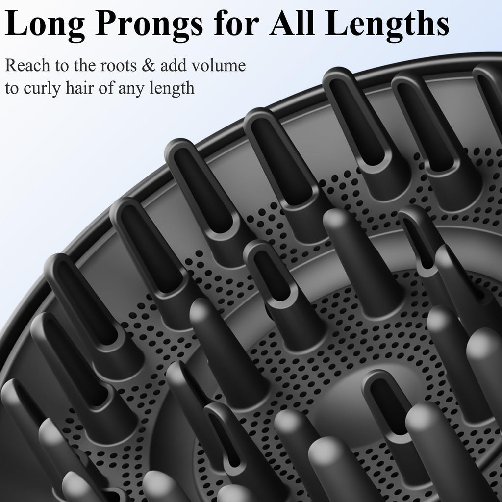 Large Diffuser Attachment Compatible with Shark FlexStyle, Upgraded Bigger Diffuser Nozzle for Dryer Faster and Define Wavy, Curly, Coily Hair