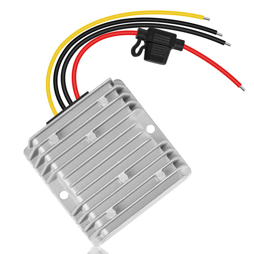 10A 120W Golf Cart 18V 20V 24V 36V 48V Step Down to DC 12V Converter Voltage Regulator Reducer Power Buck Converter Waterproof Transformer(DC 16-58V Inputs