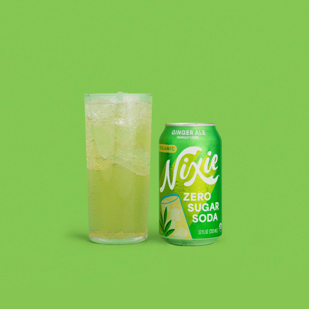 Nixie Organic Zero Sugar Soda, NEW Cherry Cola, Healthy Soda Pop, Non-GMO, 0 Sugar, 0 Calories, 40mg Caffeine, 12oz Cans (12 Pack)