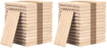 WISYOK 240 Pcs Natural Wood Craft Sticks, Popsicle Sticks, Lolly Sticks for Crafts 4.5 Inch, Ideal for Homeschool Arts and Crafts, Waxing Supplies, Classroom Art Supplies