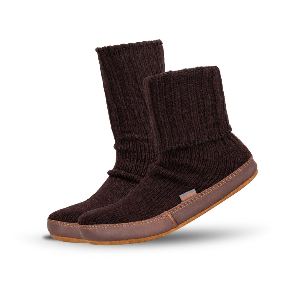Men's and Women's Original Slipper Sock - Comfortable Men's and Women's Slipper Sock with Cloud-Like Feel, Soft and Moisture Wicking Crew Length, Genuine Suede Sole