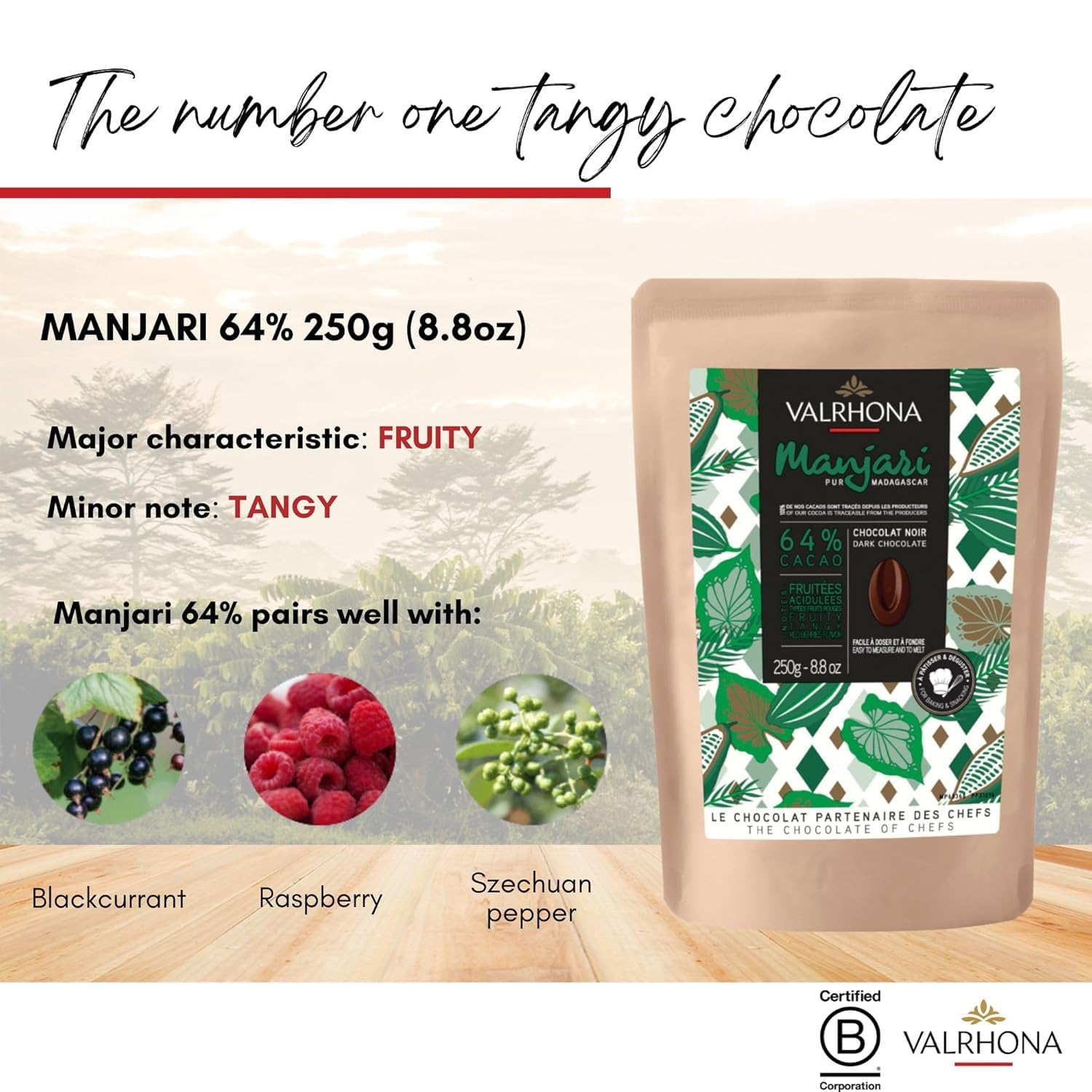 Valrhona Premium Baking Chocolate Discs (Feves), Creamy Milk JIVARA 40% w/Hints of Vanilla and Malt, and Dark Chocolate GUANAJA 70% w/Intense & Smooth with Bitter Notes, For Cookies, Cakes, and more