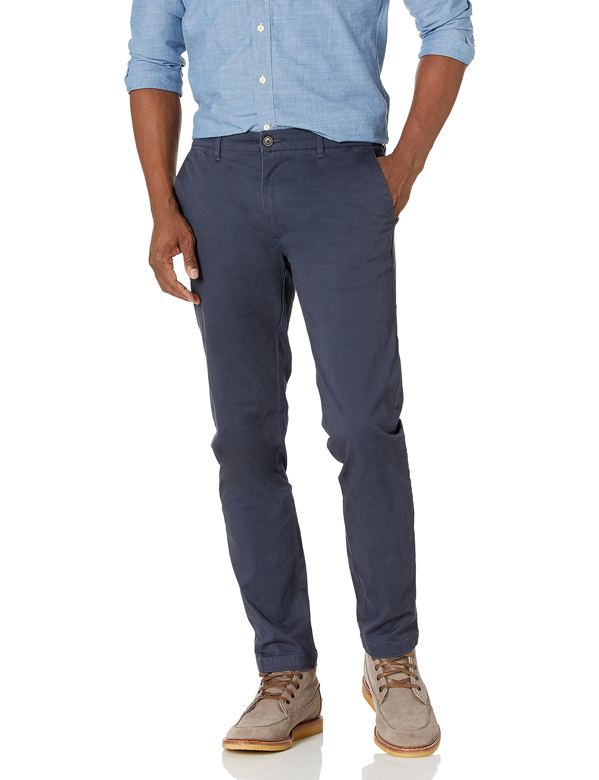 Amazon Essentials Men's Skinny-Fit Washed Comfort Stretch Chino Pant (Previously Goodthreads)