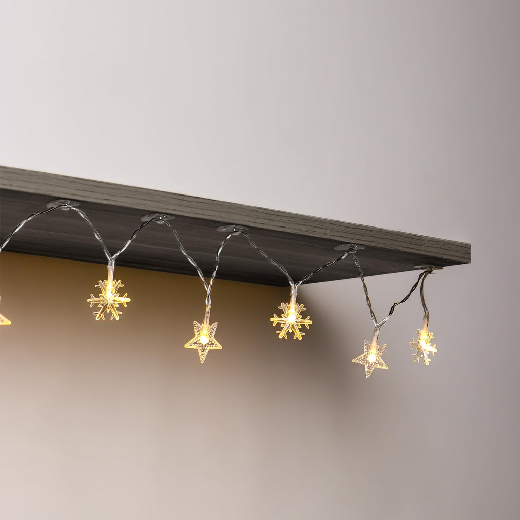 MOVELYST 100 Mini Clear Light Clips with 120 Adhesive Strips, Damage-Free Indoor Mini Wall Hooks for Hanging, Removable Clips for Christmas Decoration