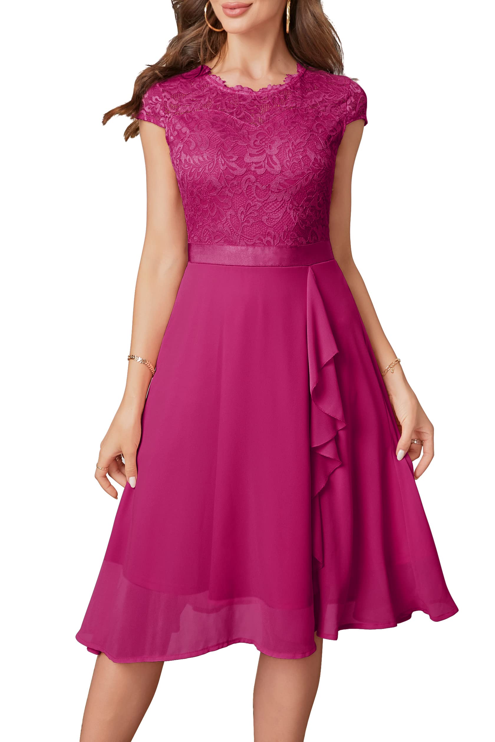 Women's Cocktail Dresses for Women Evening Party, Tea Party Dress for Women 2025 Wedding Guest Dress Prom Semi Formal Dress