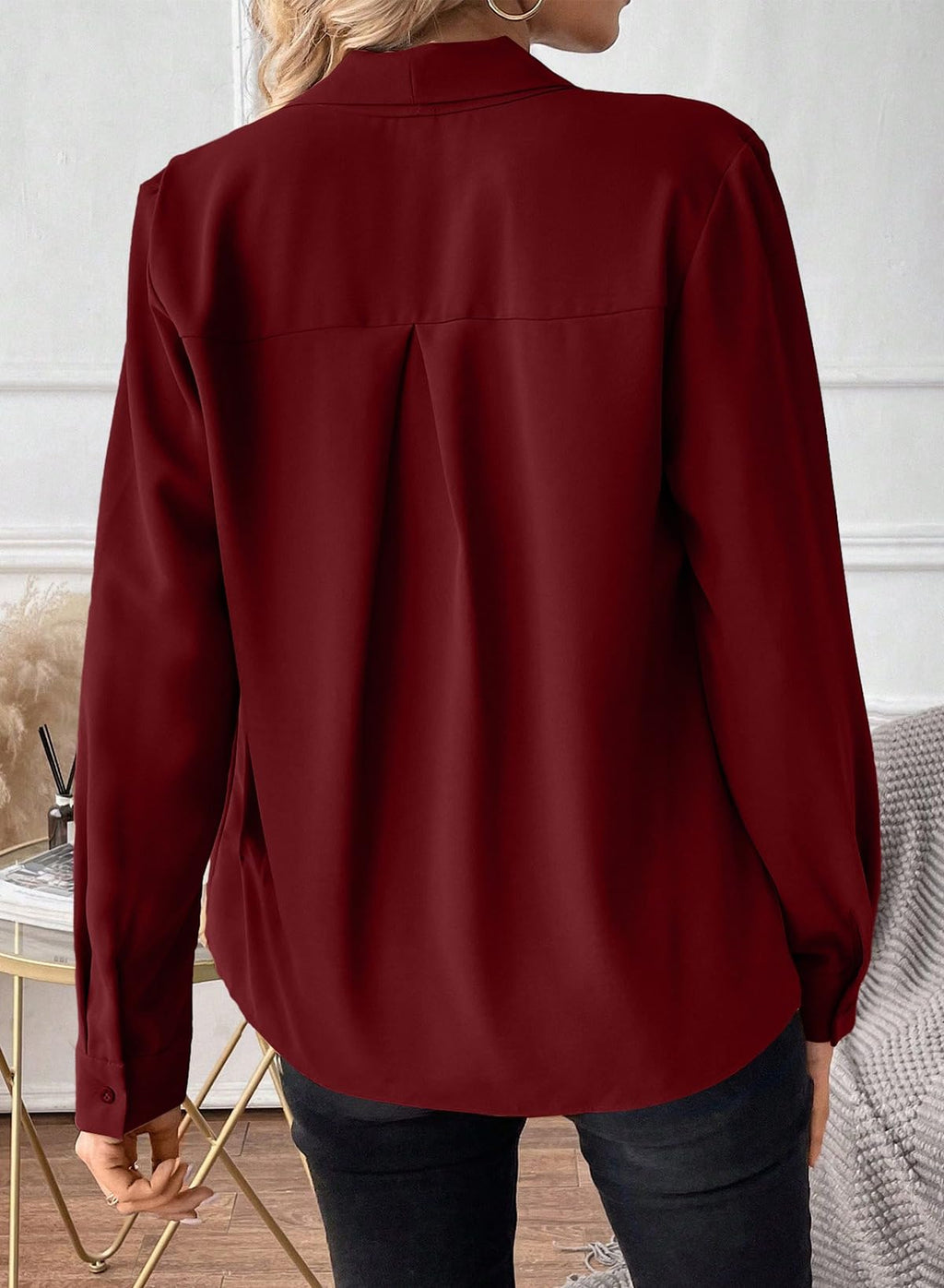Astylish Women's Bow Tie Neck Tops 2026 Long Sleeve Dressy Loose Casual Elegant Business Work Blouses Shirts