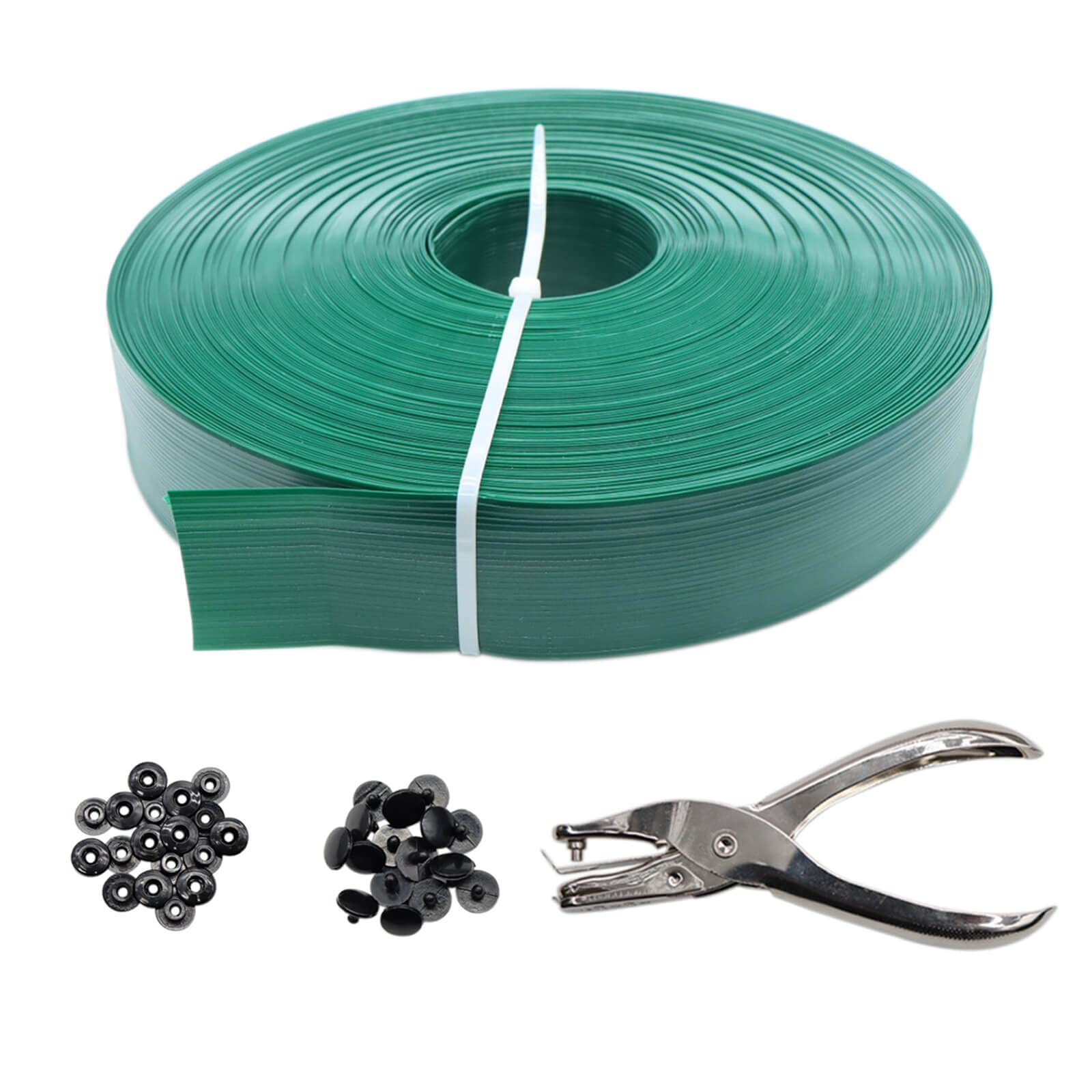 Chain Link Fence Privacy Tape, 246ft x 0.15ft Chain Link Fence Slats, Fence Covering Privacy, Brown (200PCS Button + Puncher Included)
