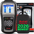 Autel MaxiLink ML519 Enhanced Mode 6 OBD2 Scanner Auto Diagnostic Scan Tool Check Engine Fault Code Reader CAN Scan Tool, Upgraded Ver. of AL319 Black