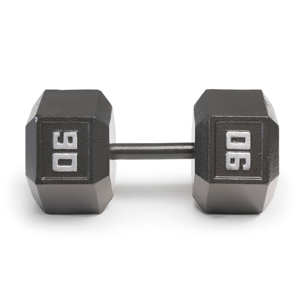 Marcy Cast Iron Hex Dumbbells Collection - Available size from 3-lb to 100-lb, SOLD INDIVIDUALLY