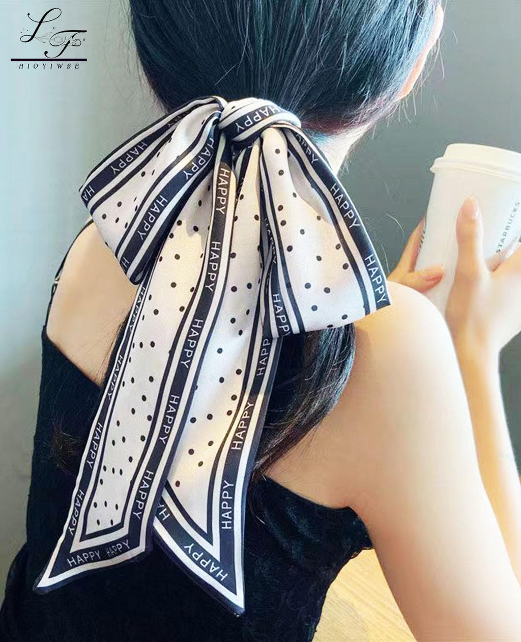 Hioyiwse Purse Scarf Handbags For Women Skinny Hair Neck Accessories Scarves With Bag Scarfs Handle Fashion Lightweight
