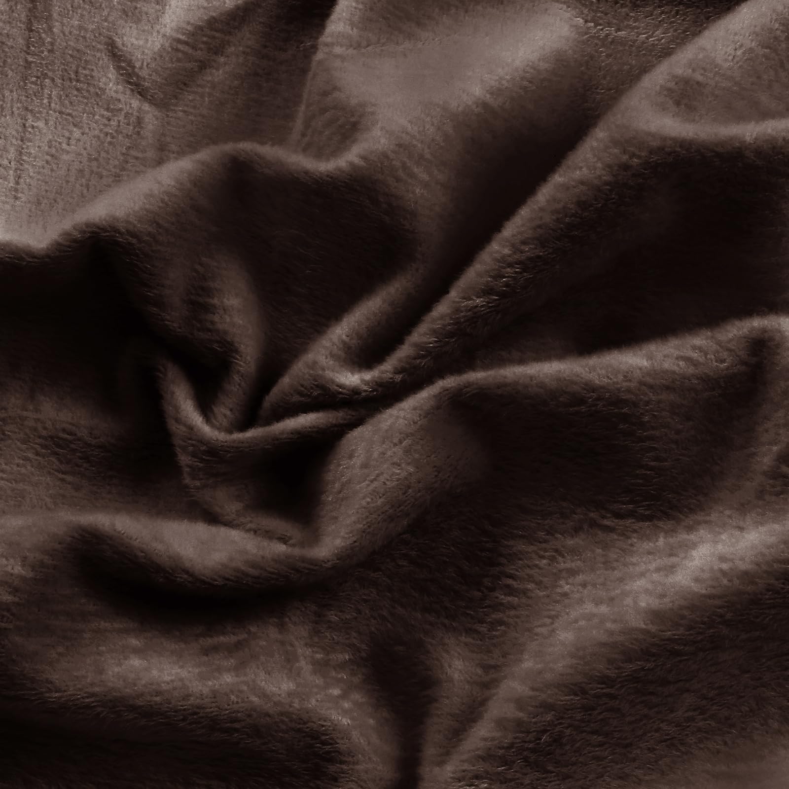 Entisn Minky Fabric by The Yard, 1 Yard x 60 Inch Wide Pre-Cut Fleece Fabric Beige Cuddle Minky, Solid Soft Plush for Blanket, Pillow Cover, Scarf, Sewing