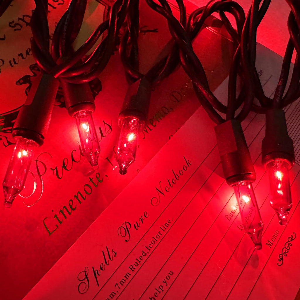 HISHINY Christmas Lights 100 Count Pink Christmas Tree String Lights with Green Wire for Outdoor Indoor Christmas Decorations Wedding Decorations Valentines Day Decor,UL Certified (21feet)