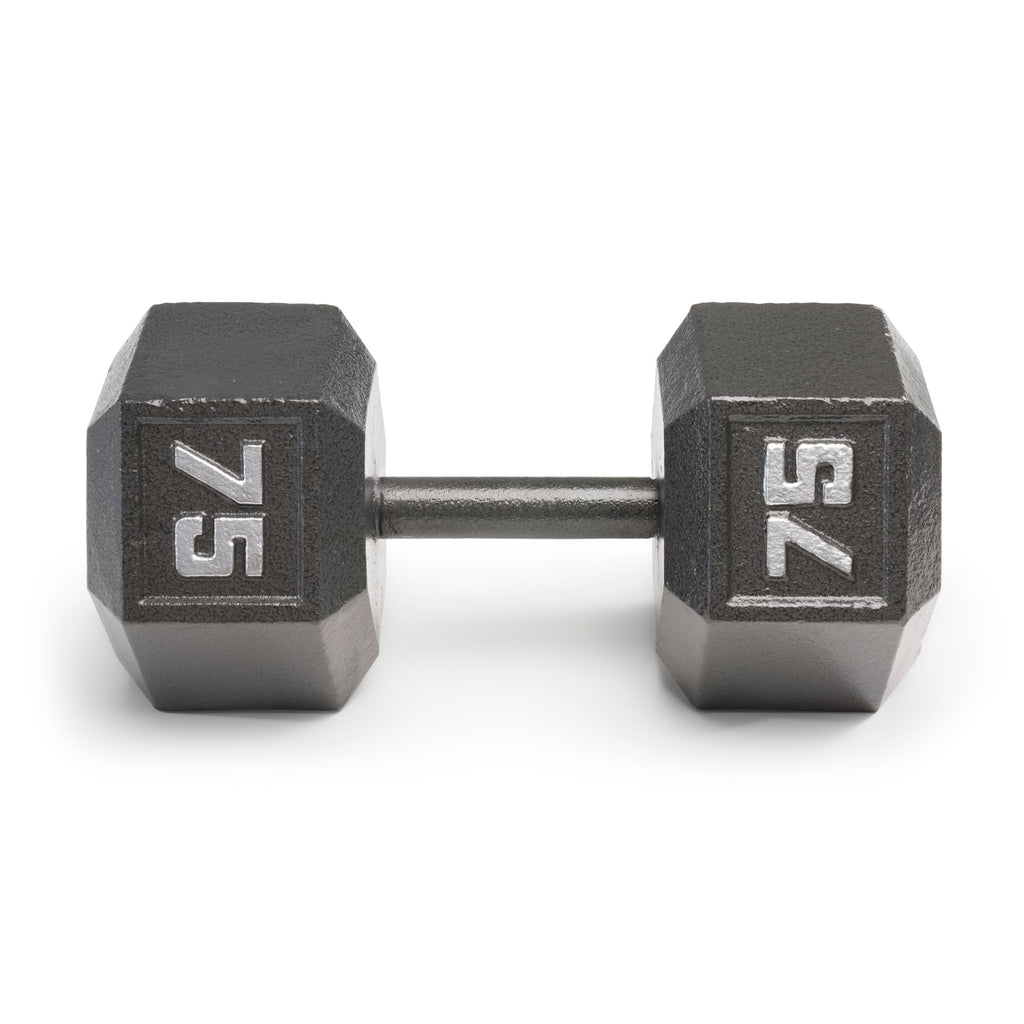 Marcy Cast Iron Hex Dumbbells Collection - Available size from 3-lb to 100-lb, SOLD INDIVIDUALLY