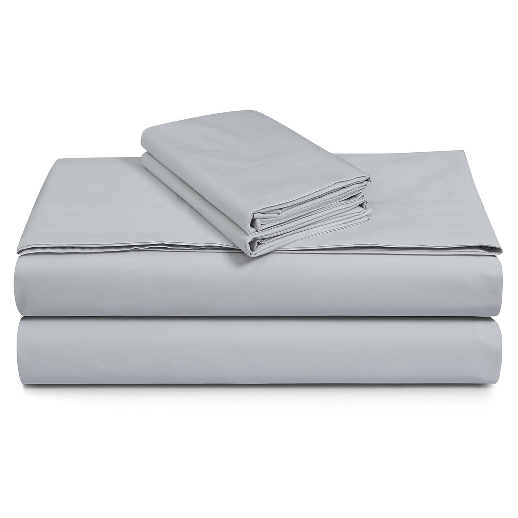 Tribeca Living 1000 Thread Count Egyptian Cotton Sheets King Size - Silky Smooth Sateen Weave for Luxurious Sleep - 22 Inch Deep Pocket 4-Piece Set in Classic Blue