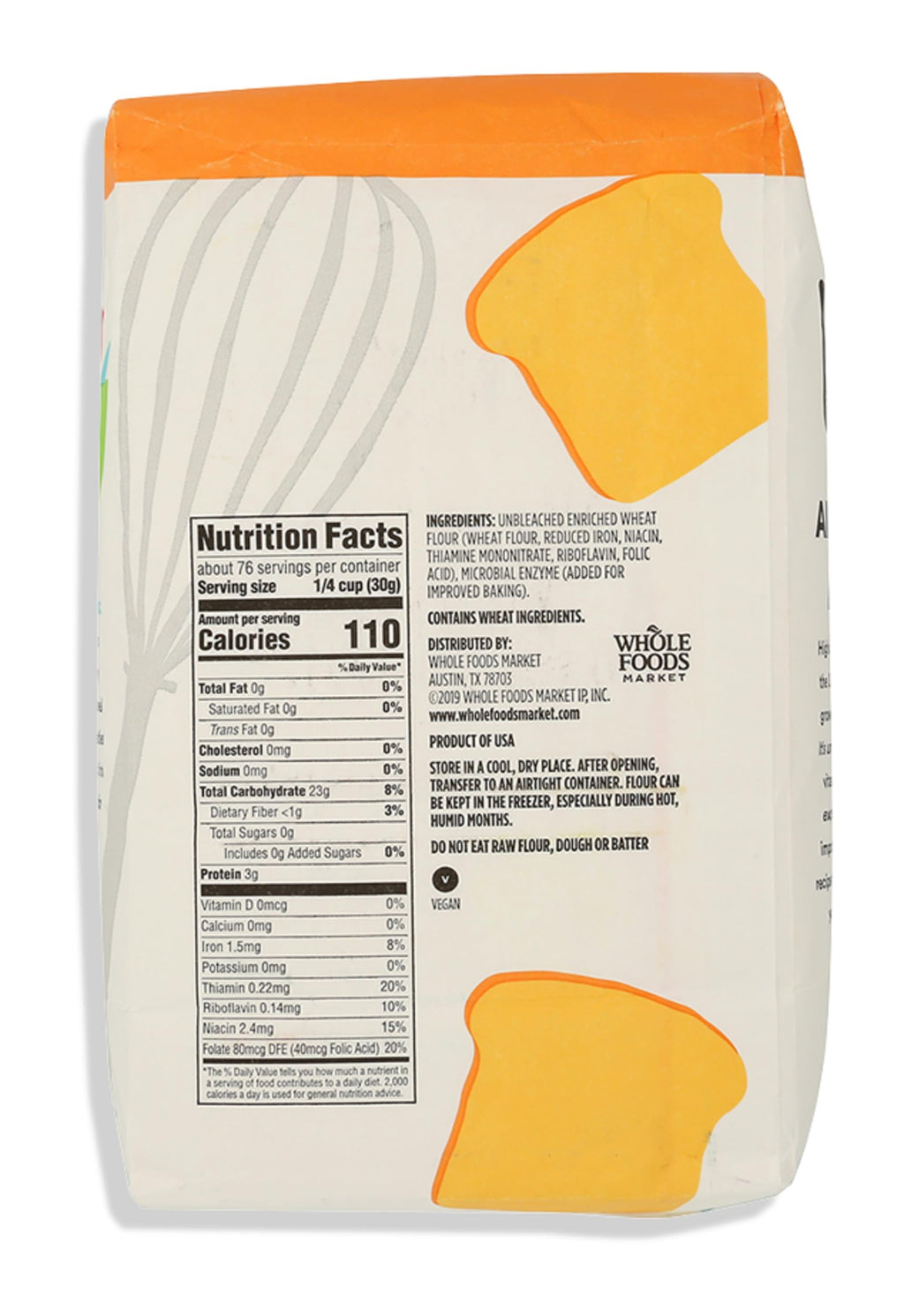 365 by Whole Foods Market, All Purpose Flour, 80 Ounce
