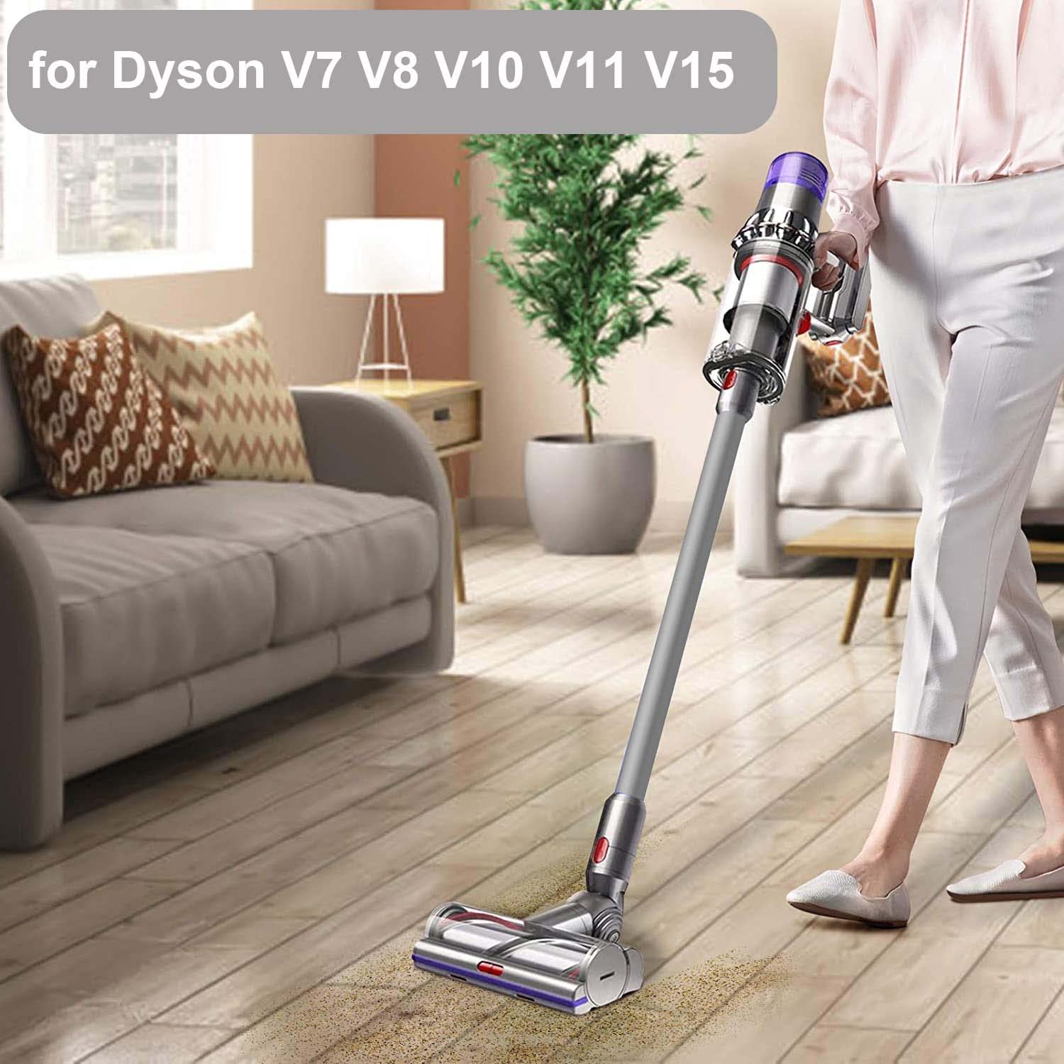 GYLBF Quick Release Wand Compatible for Dyson V15 V11 V10 V8 V7 Stick Vacuum Cleaners, Vacuums Attachment Extension Tube, 28.3 IN (Black)
