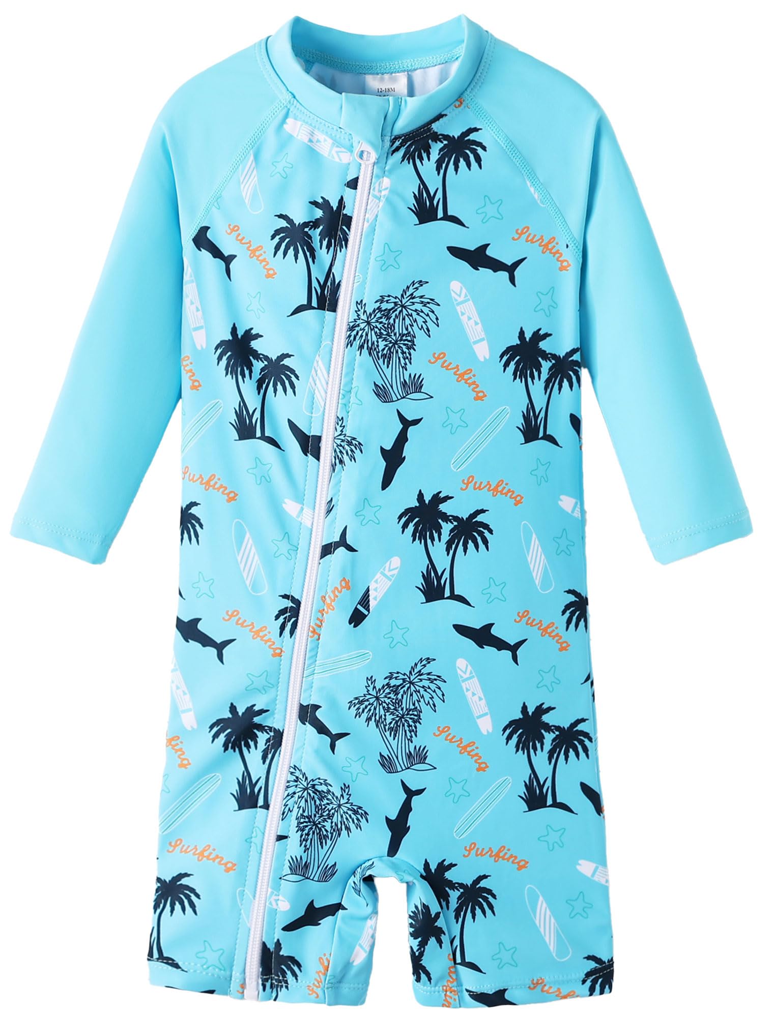 UMELOK Baby Boy Swimsuit UPF 50+ Sun Protection Rash Guard Swimwear