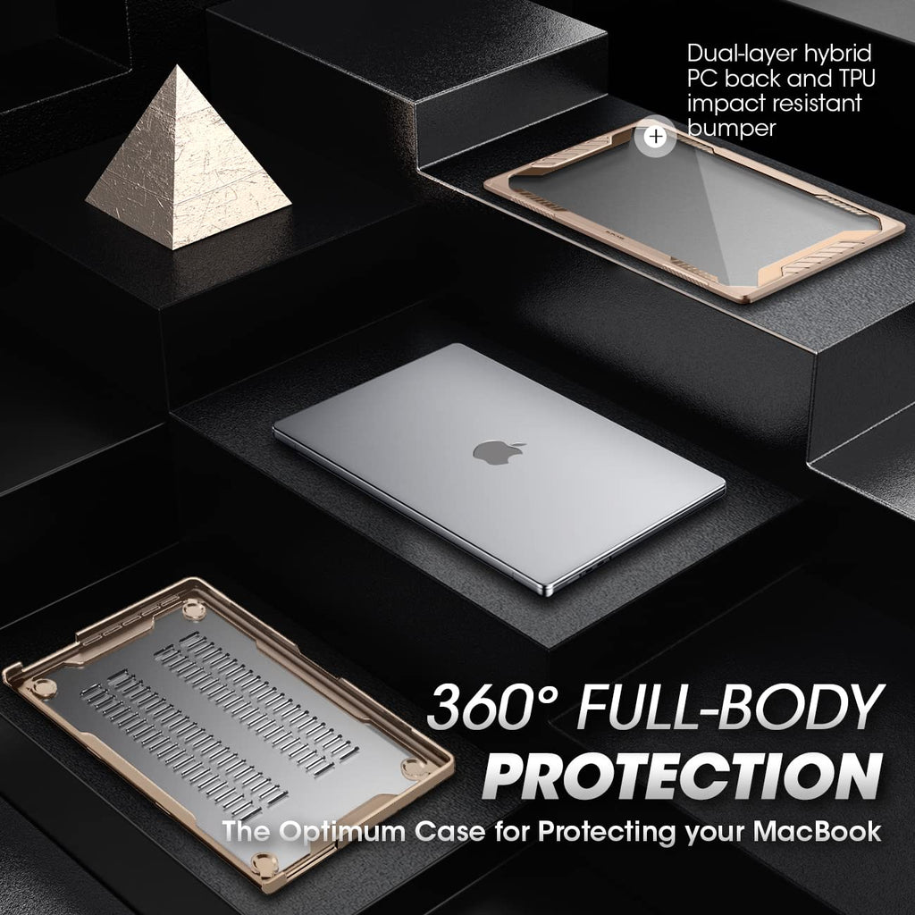 SUPCASE for MacBook Pro 14 Inch Case 2026-2021 (Unicorn Beetle), M5/M4/M3/M2/M1 Pro/Max A3427 A3426 A3434 A3185 A3401 A3112 A2918 A2992 A2779 A2442 Rugged Protective Cover for MacBook Pro 14", Black
