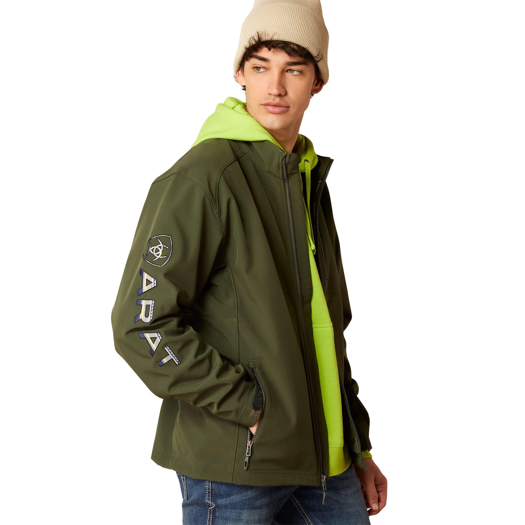 ARIAT Logo 2.0 Patriot Softshell Water Resistant Jacket