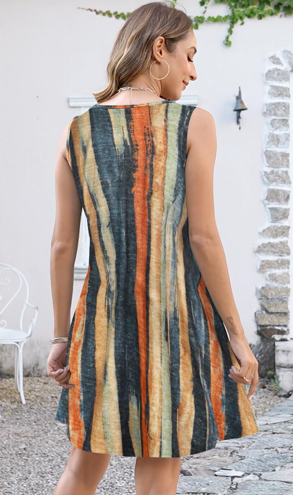 Disamer Summer Dresses for Women 2026 Sundresses Beach Swimsuit Coverups Vacation Sleeveless Button Down Spring Sun Dress