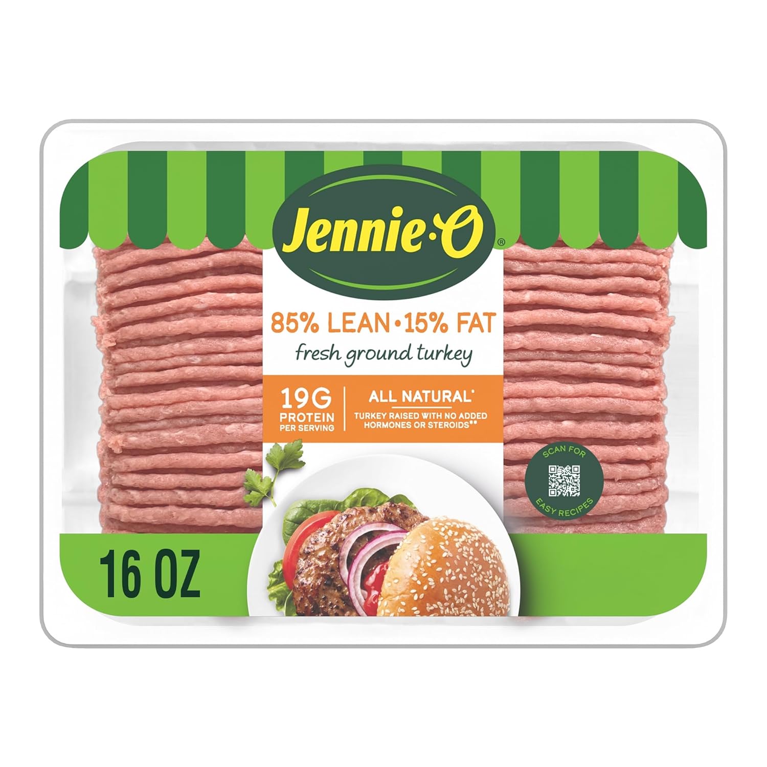 Jennie-O, Ground Turkey Meat - Lean 85/15, 16 Ounce