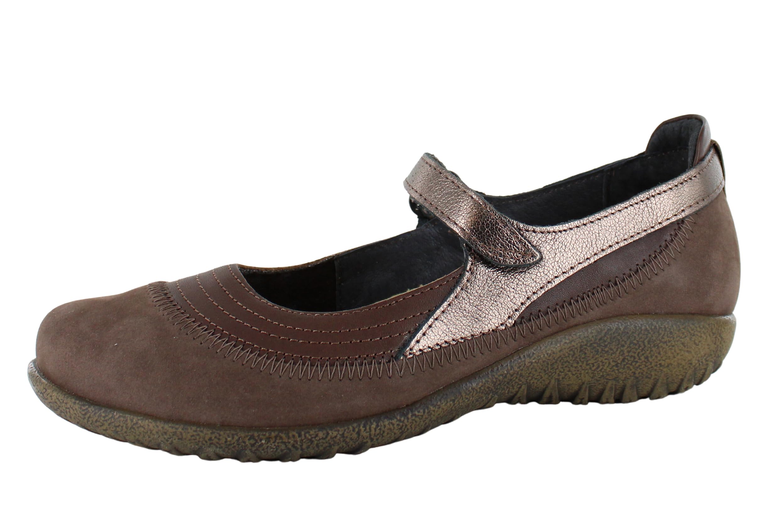 NAOT Footwear Women's Kirei Maryjane with Cork Footbed and Arch Comfort and Support - Lightweight and Perfect for Travel- Removable Footbed