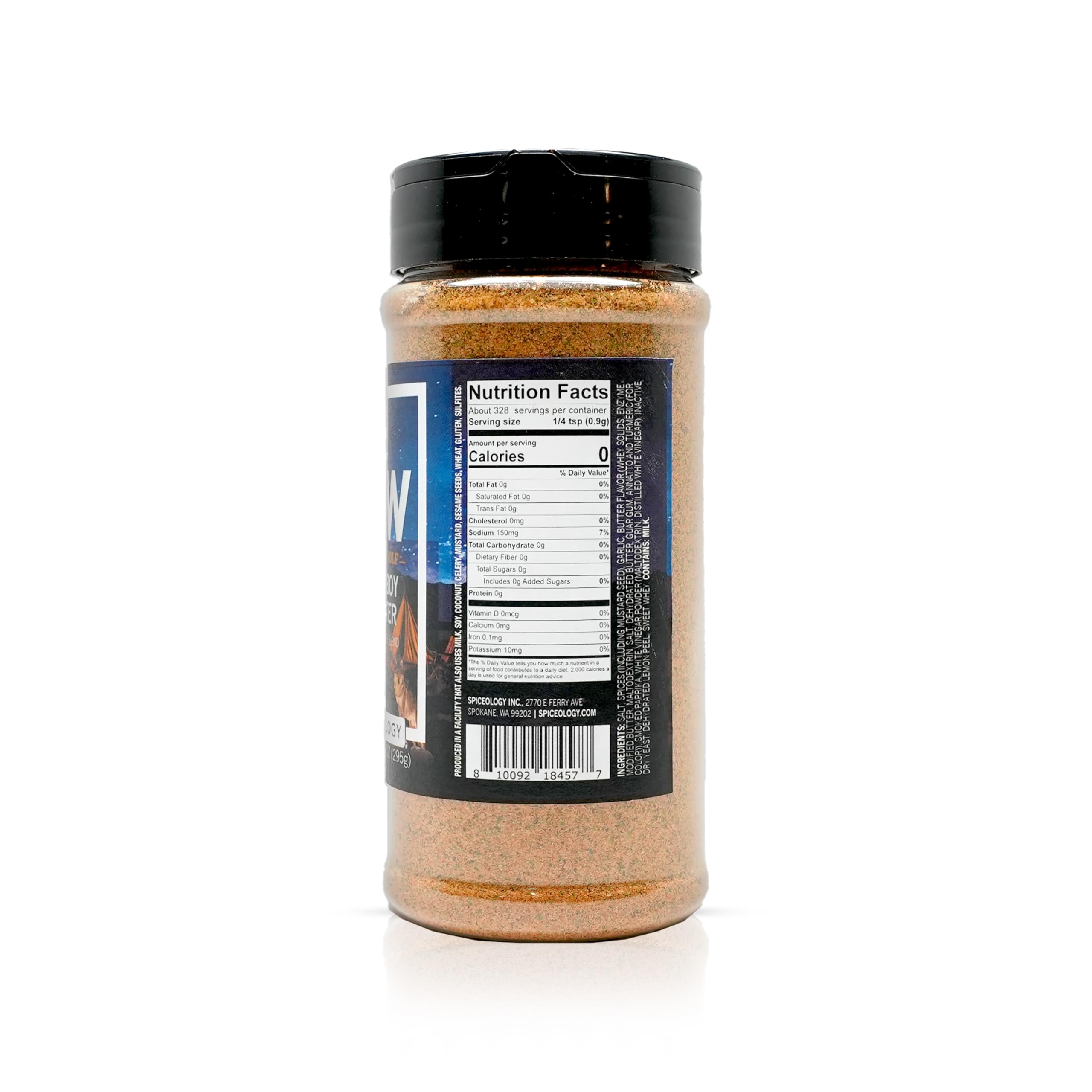 Spiceology – Derek Wolf Cowboy Butter Seasoning – Bold & Buttery Blend with Garlic, Smoked Paprika & Mustard – Perfect for Beef Brisket, Pork Chops, Chicken Thighs & Steak – 10.4 oz