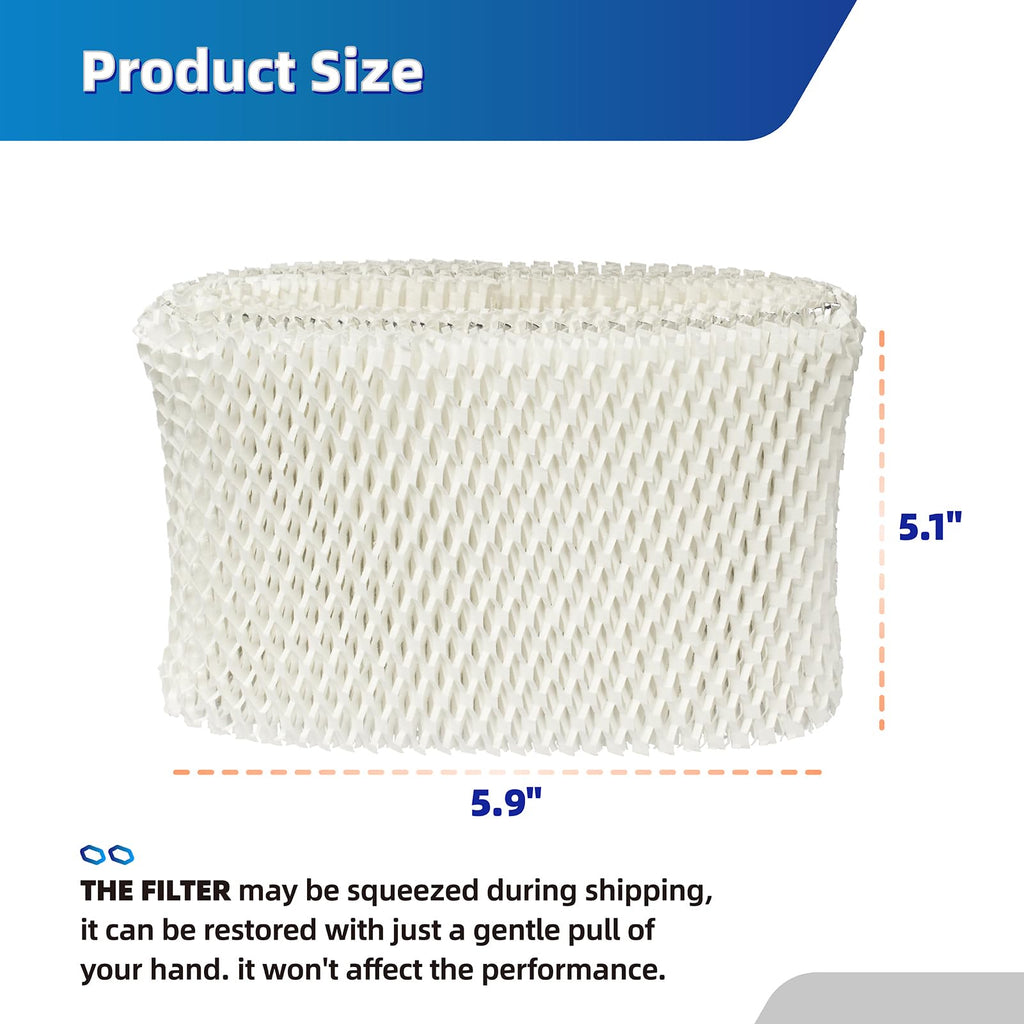 WF2 Humidifier Filter Replacement for Vicks & Kaz Starry Night Cool Mist Humidifier V3500N V3700 V3100 V3900, Fit for Protec PWF2 VEV400 Humidifier Wicking Filters -2 Pack