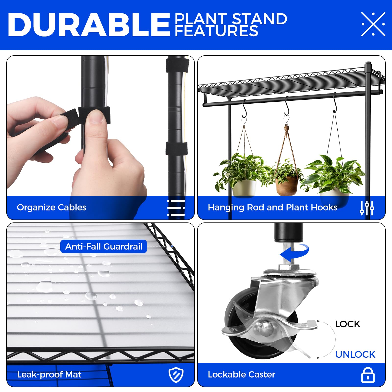 Barrina Indoor Greenhouse with Grow Light, with 40W Seed Starting LED Indoor Plant Light, Portable Mini Greenhouse with Timer for Seed Starter Tray, Seedling, Sprouting, Microgreens, 23x23x23IN