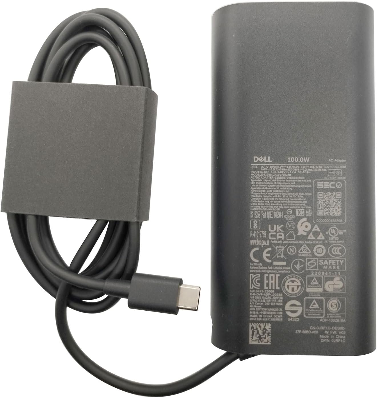 Dell Laptop Charger 100W Watt USB Type C Precision 5680 3580 3580 3580 3581,Latitude 5340 7640 7640 7340 5440 5540 9440,Inspiron 14 Plus 7430