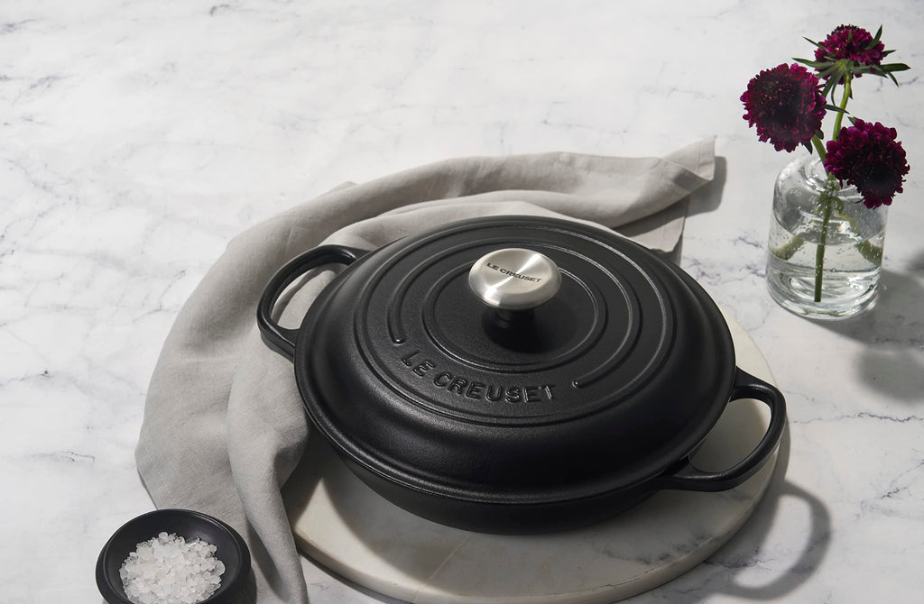 Le Creuset Enameled Cast Iron Signature Braiser, 3.5 qt., Artichaut