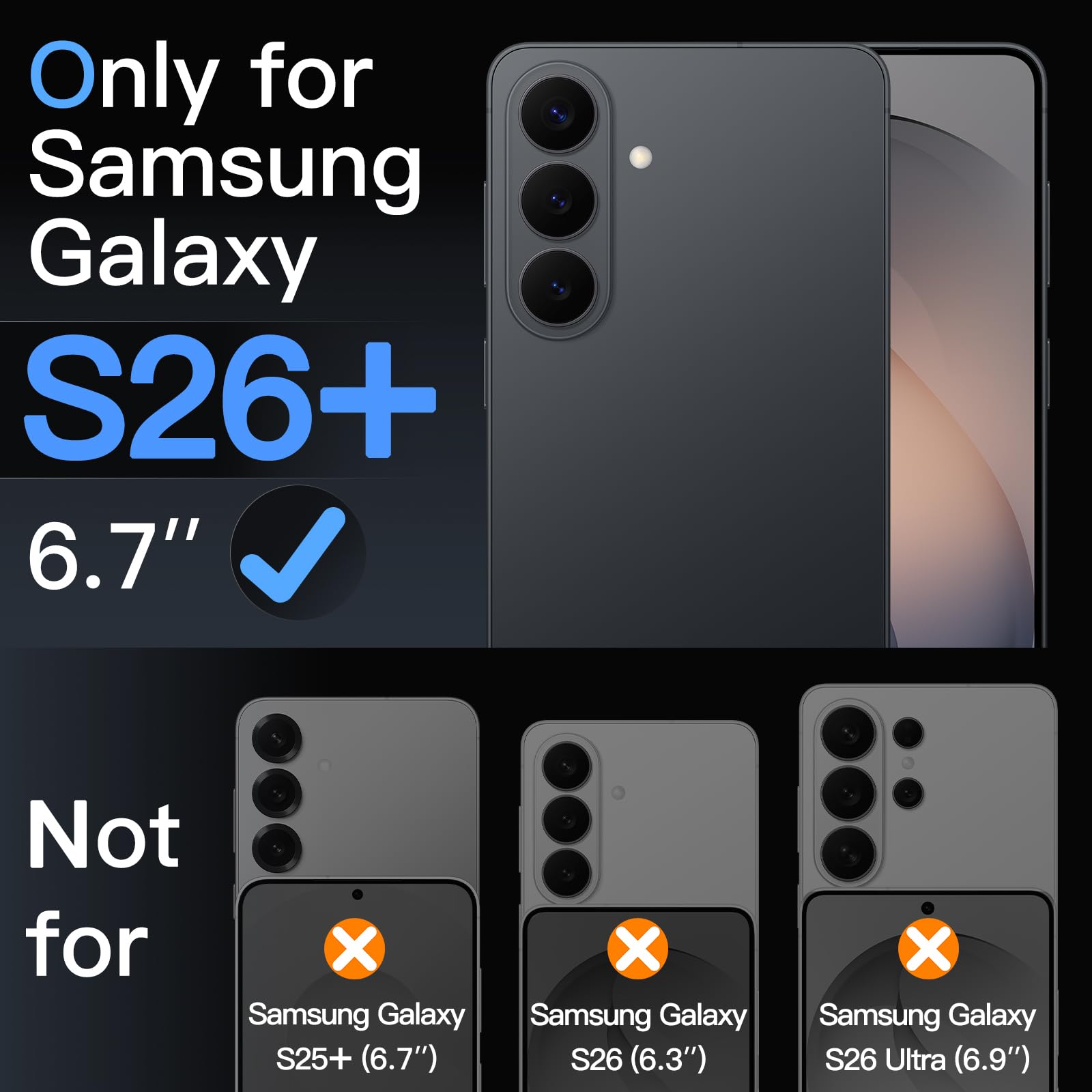 JETech Screen Protector for Samsung Galaxy S20 FE 6.5-Inch with Camera Lens Protector, Tempered Glass Film, Fingerprint ID Compatible, HD Clear, 2-Pack Each