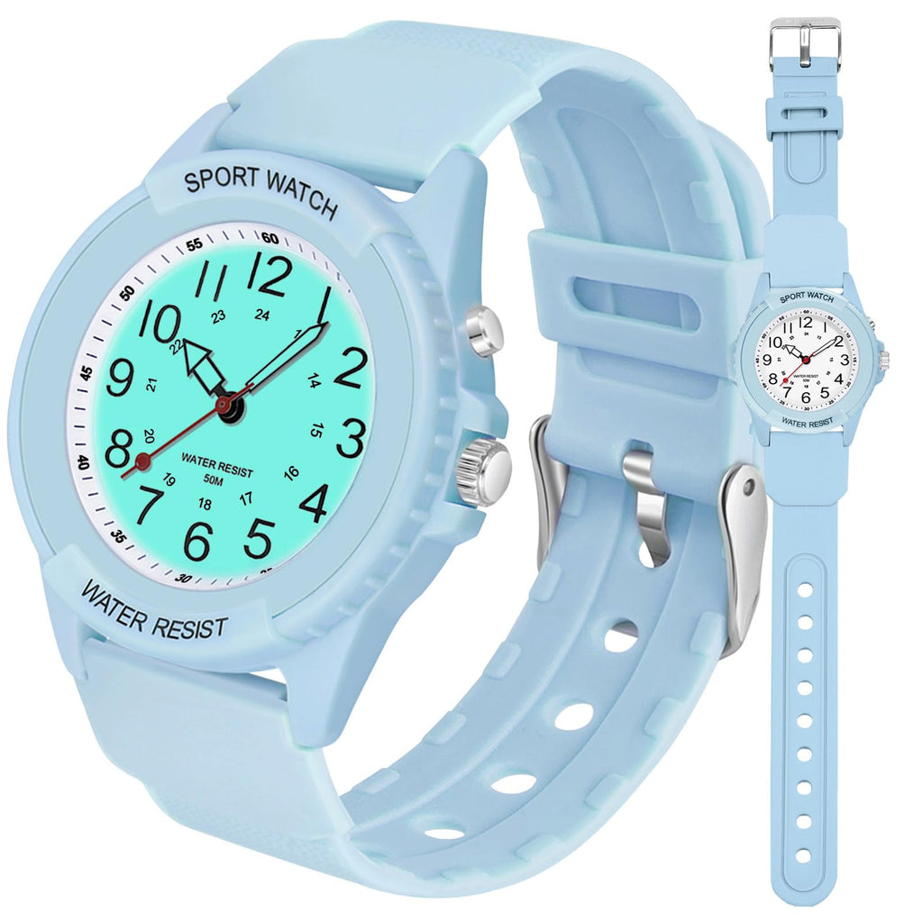 PROKING Waterproof Nurse Watch for Medical Professionals Students Women Men, Night Light, 12/24 Hour Military Time Easy to Read Dial, Second Hand Watch for Nursing Day Gifts