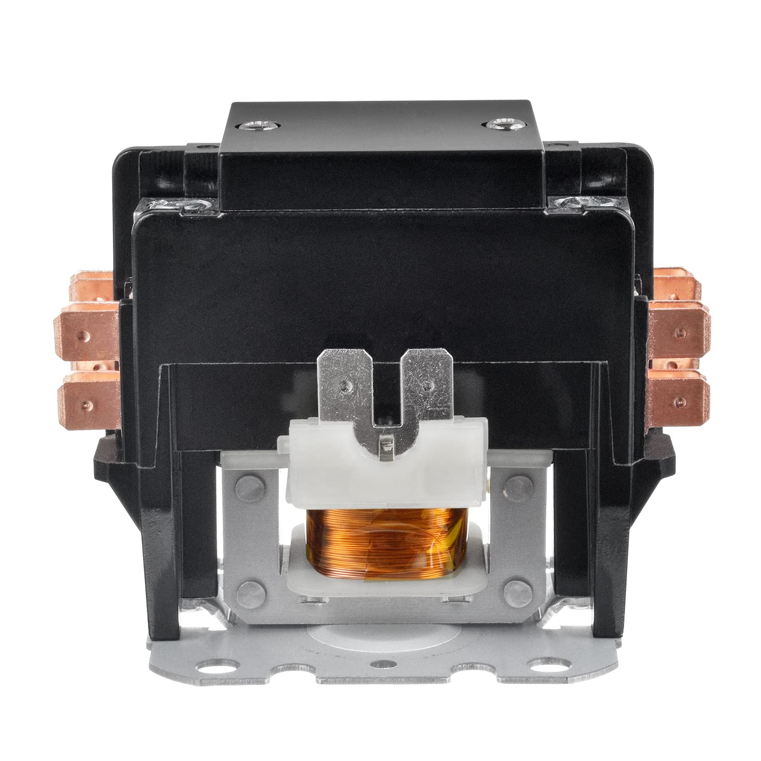 BOJACK 2 Poles FLA 30 Amp Coil 24 VAC Air Conditioner Condenser Compressor Contactor Motor Definite Purpose AC Contactor