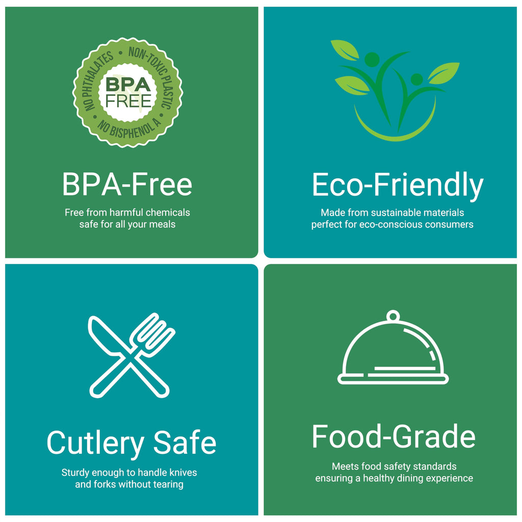 ZOES HOMEWARE 100% Compostable Oval Paper Plates 12 inch Bulk 100 Count, Heavy Duty Large Disposable Plates, Eco-Renewable Sugarcane Pulp Plates for Party,Dinner& Daily Use, White