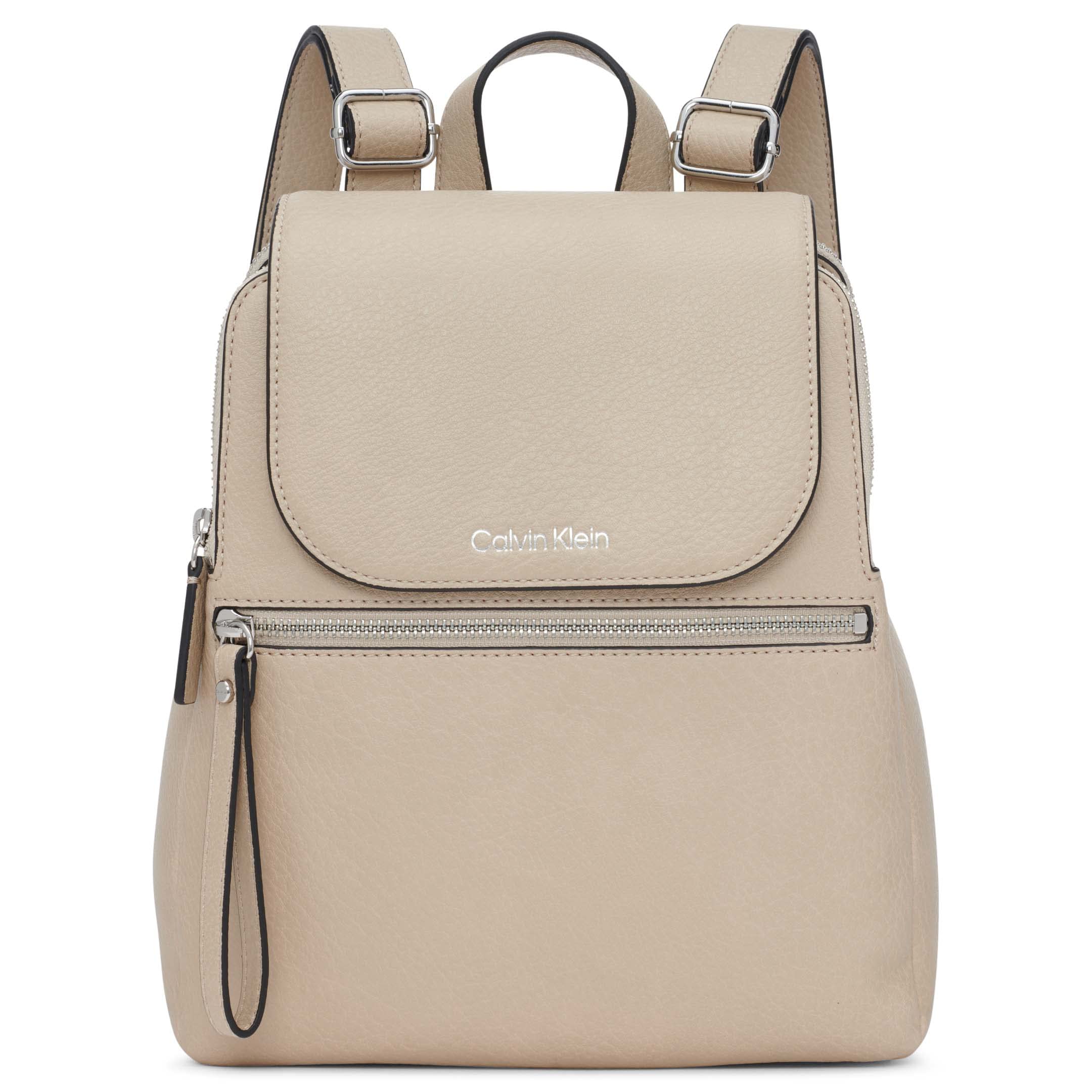 Calvin Klein Elaine Bubble Lamb Novelty Key Item Flap Backpack