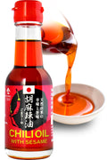 YAMASAN KYOTO UJI Chili Oil Traditionally Squeezed in Japan, No Additives, 160 Years of History, Artisanal Sesame Layu 3.5OZ(100G), Made in Japan, Sold by Japanese Company