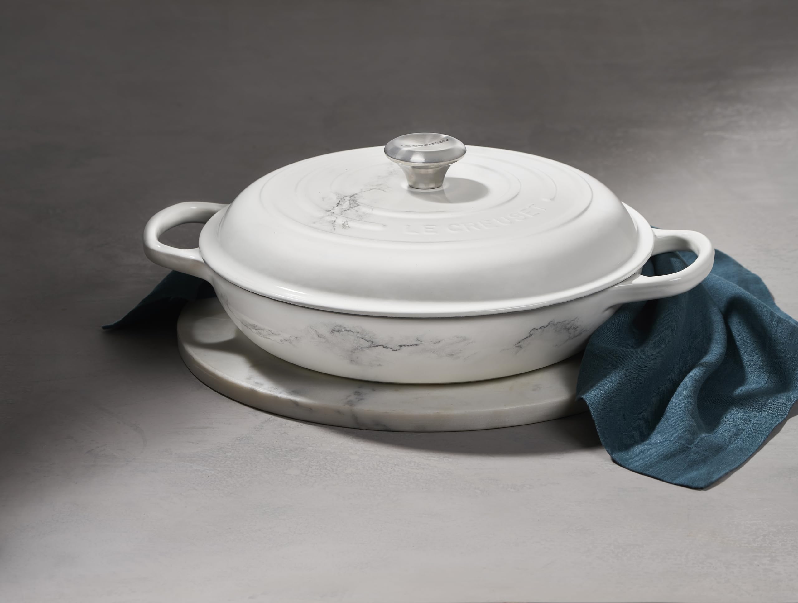 Le Creuset Enameled Cast Iron Signature Braiser, 3.5 qt., Artichaut