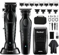 KEMEI Professional Hair Clipper, Hair Trimmer, Beard Shaver Set for Men, Electric Cordless Barber Clipper Beard Trimmer, Rechargeable Fade Clipper Haircutting Kit, KM-2299, KM-2296, KM-1102