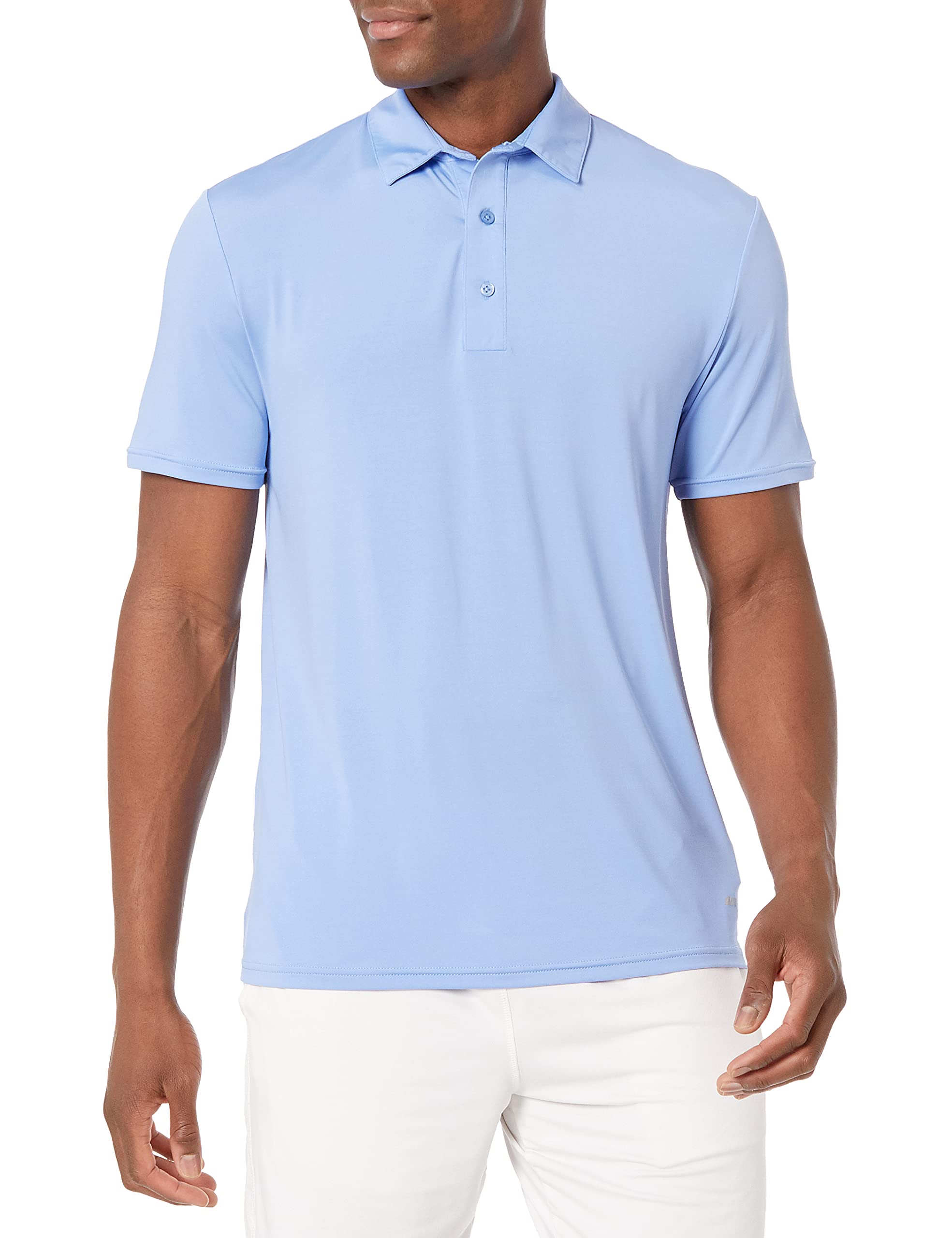Amazon Essentials Men's Slim-Fit Quick-Dry Moisture Wicking Tech Stretch Short Sleeve Lightweight Golf Polo Shirt