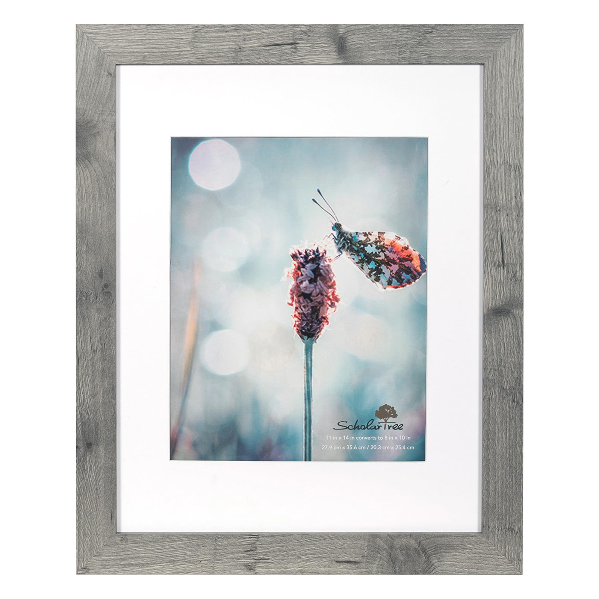 5x7 Picture Frame Gold, Display 5x7 without Mat or 4x6 with Mat, Wall Gallery Photo Frames