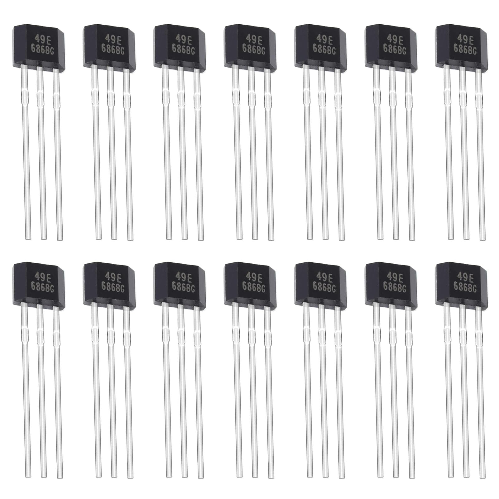 2N2222 2N2222A Amplifier Transistors NPN Silicon Transistor TO-92 60V 800mA (Pack of 200pcs)